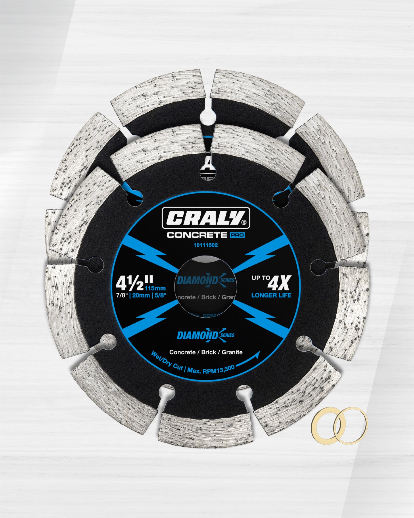 Diamond Segmented — 4-1/2", Arbor 7/8"