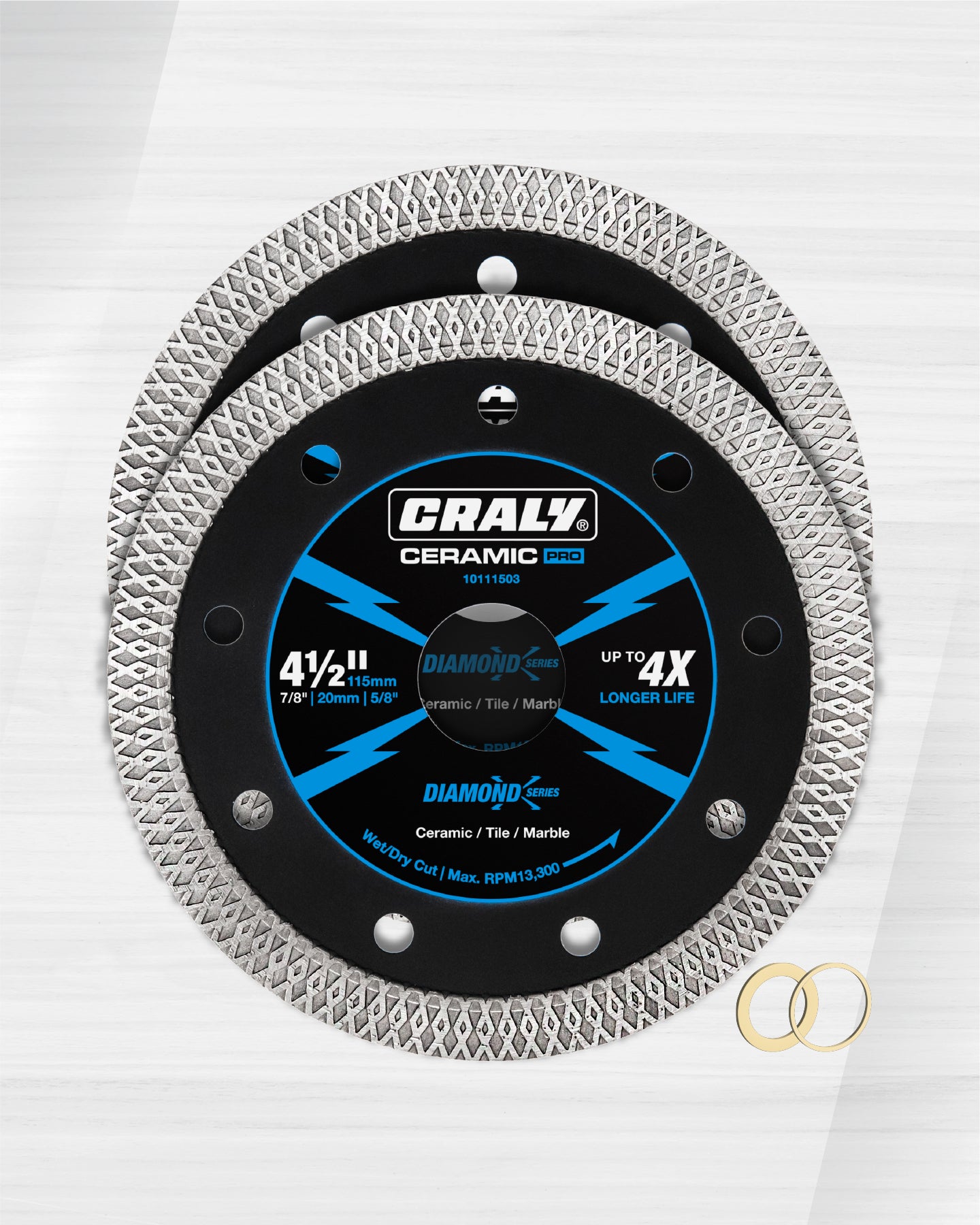 Diamond X — 4-1/2", Arbor 7/8"