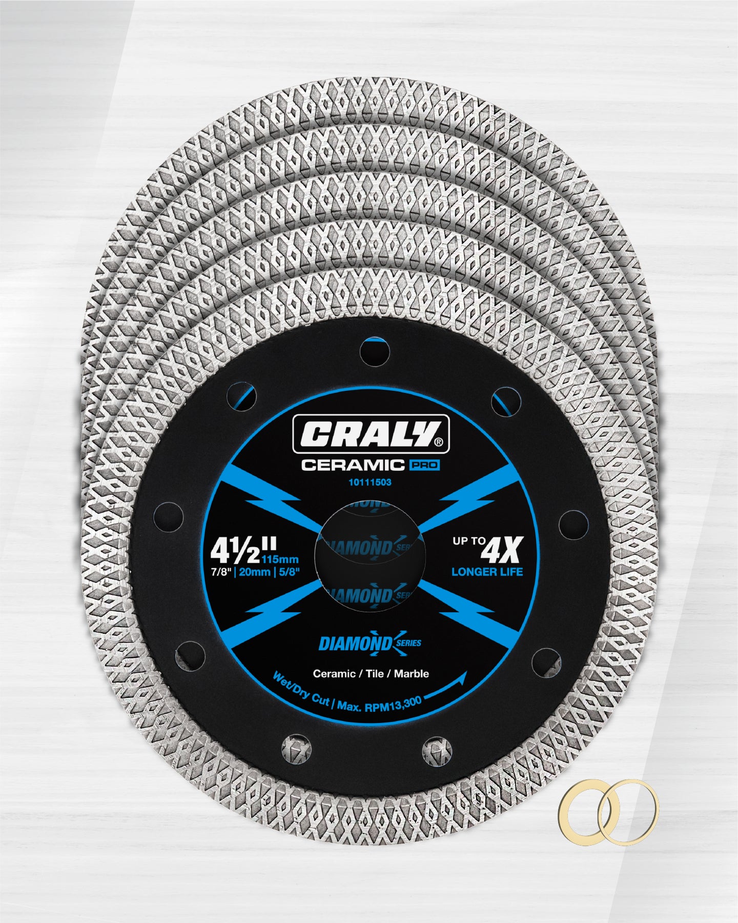 Diamond X — 4-1/2", Arbor 7/8"