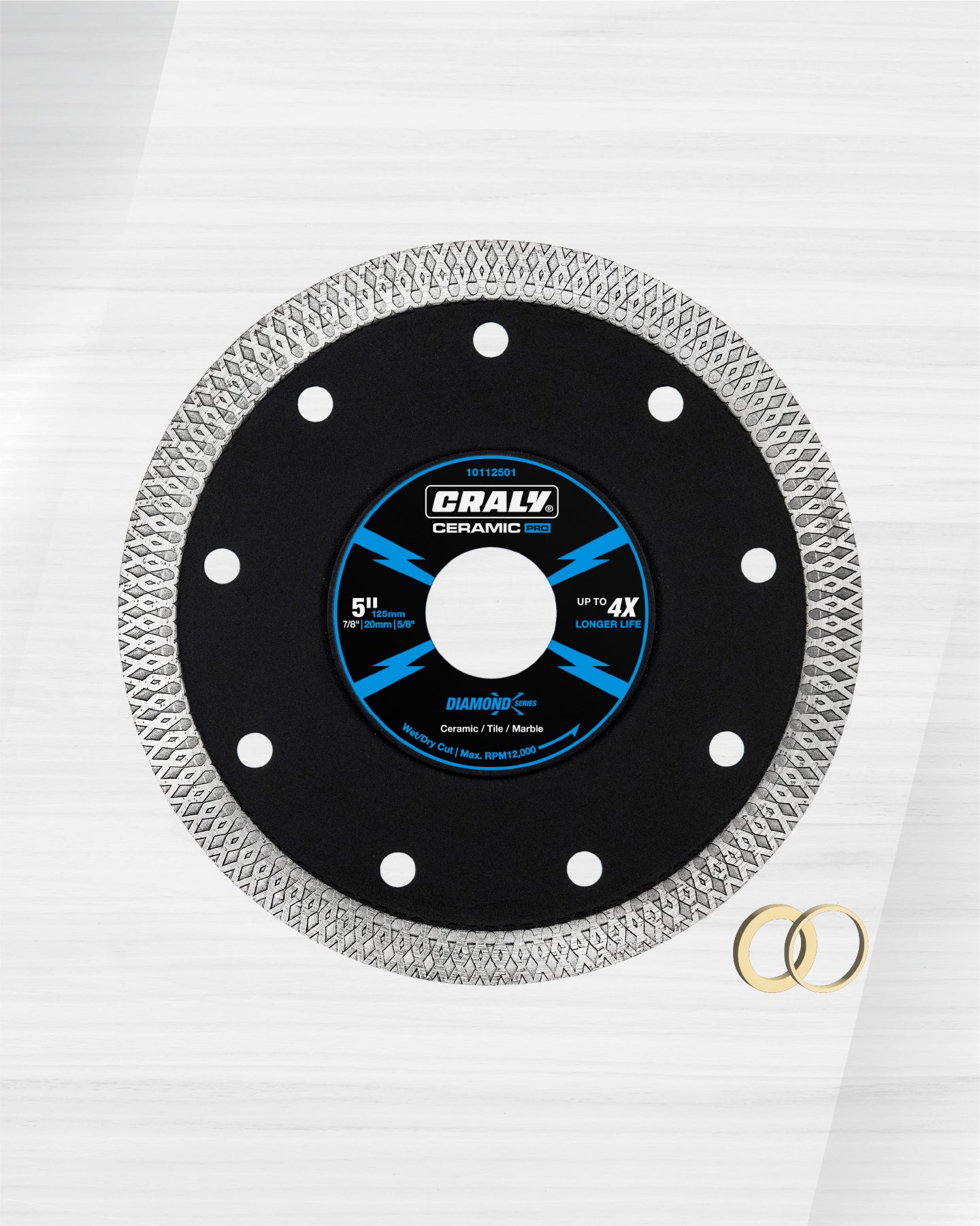 Diamond X — 5", Arbor 7/8"