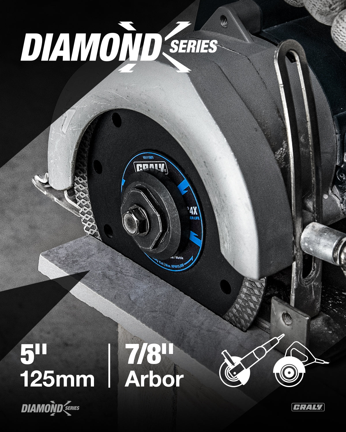 Diamond X — 5", Arbor 7/8"