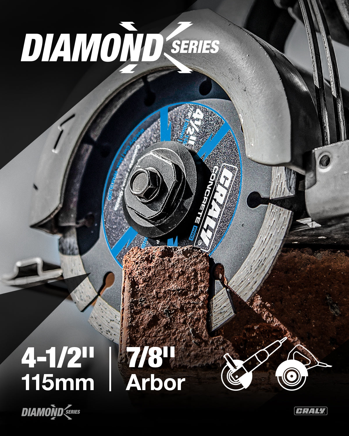 Diamond Segmented — 4-1/2", Arbor 7/8"
