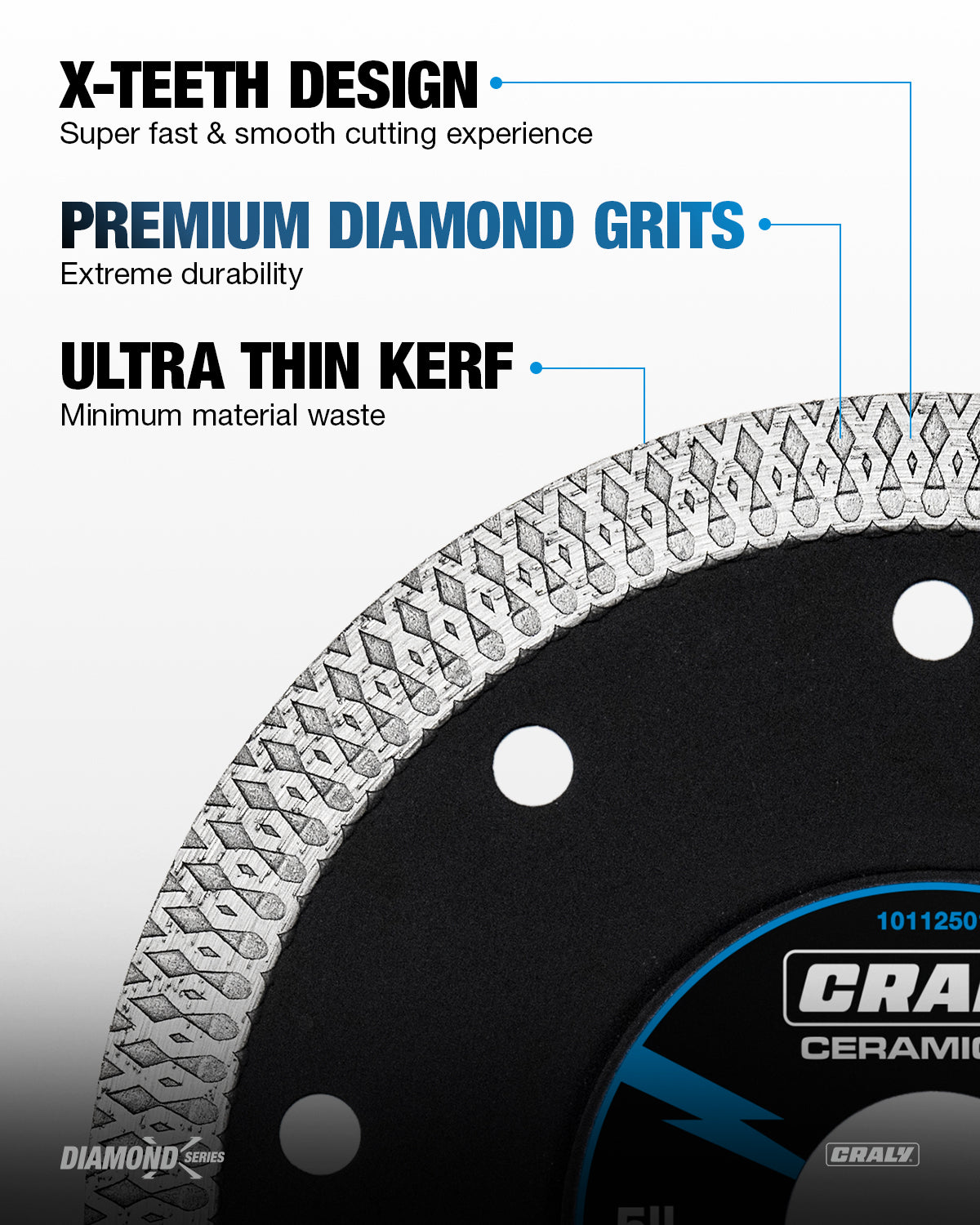 Diamond X — 5", Arbor 7/8"