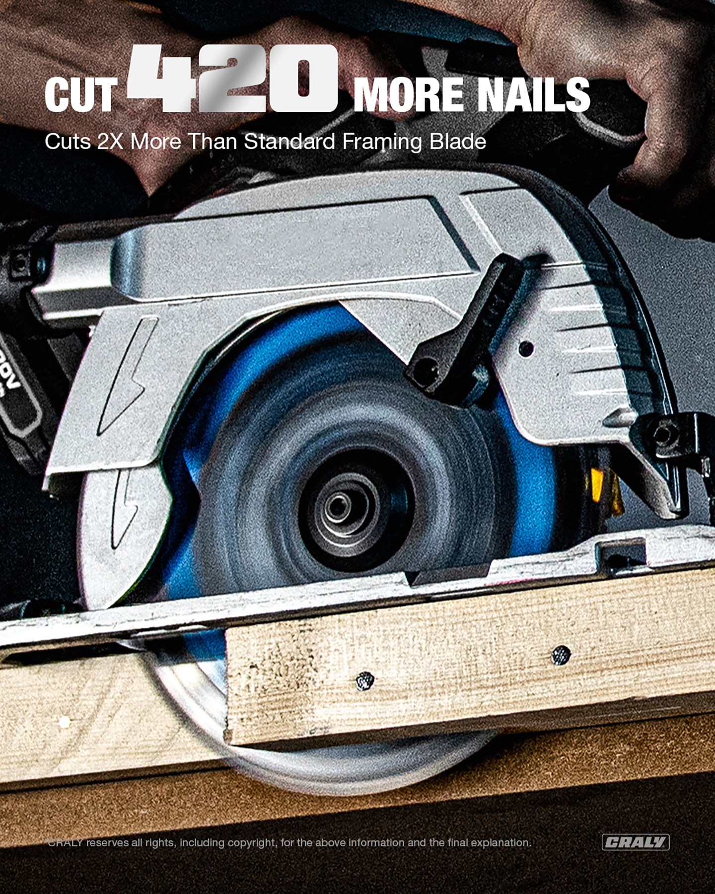Wood — 4-1/2” 24T, Arbor 9.5mm