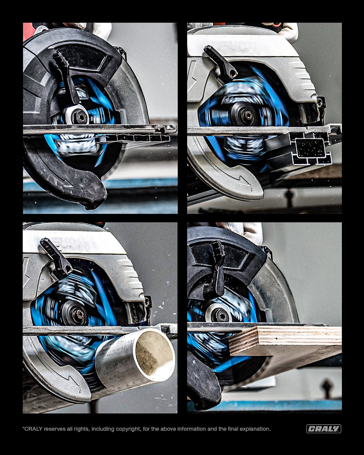 Aluminum — 5-1/2" 50T, Arbor 5/8"