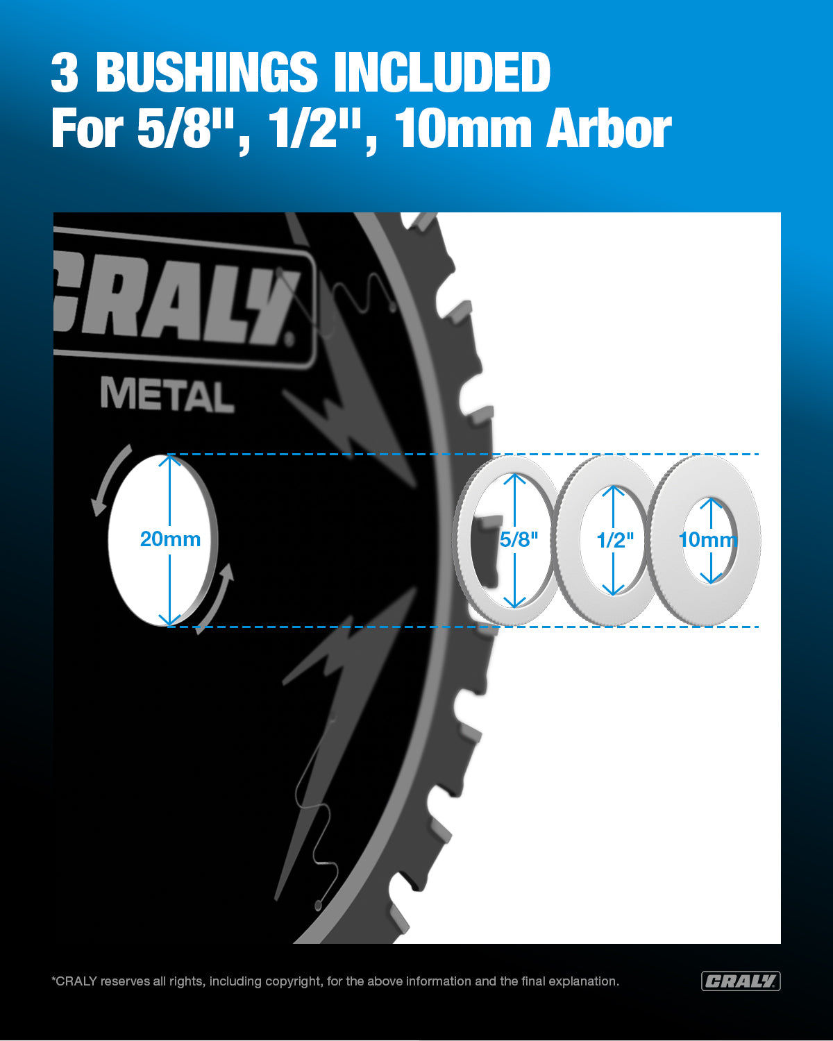 Metal — 5-3/8" 30T, Arbor 20mm