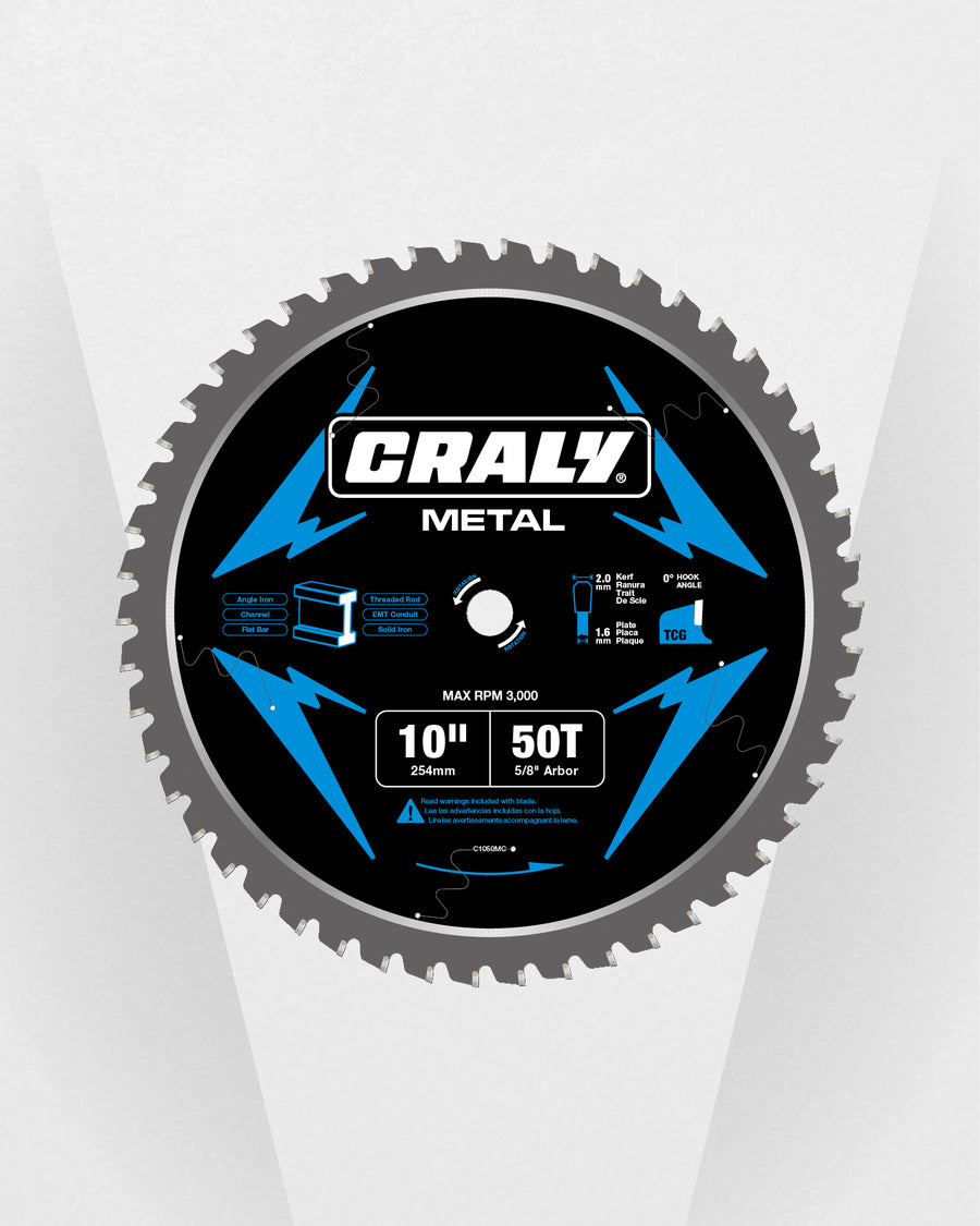 Metal — 10" 50T, Arbor 5/8"