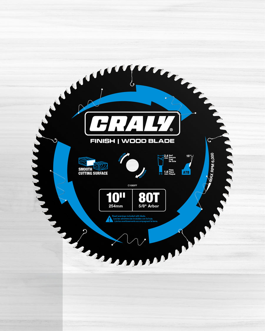 Wood  — 10" 80T, Arbor 5/8"