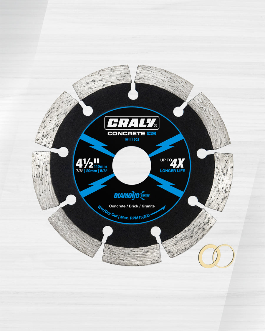 Diamond Segmented —  4-1/2", Arbor 7/8"