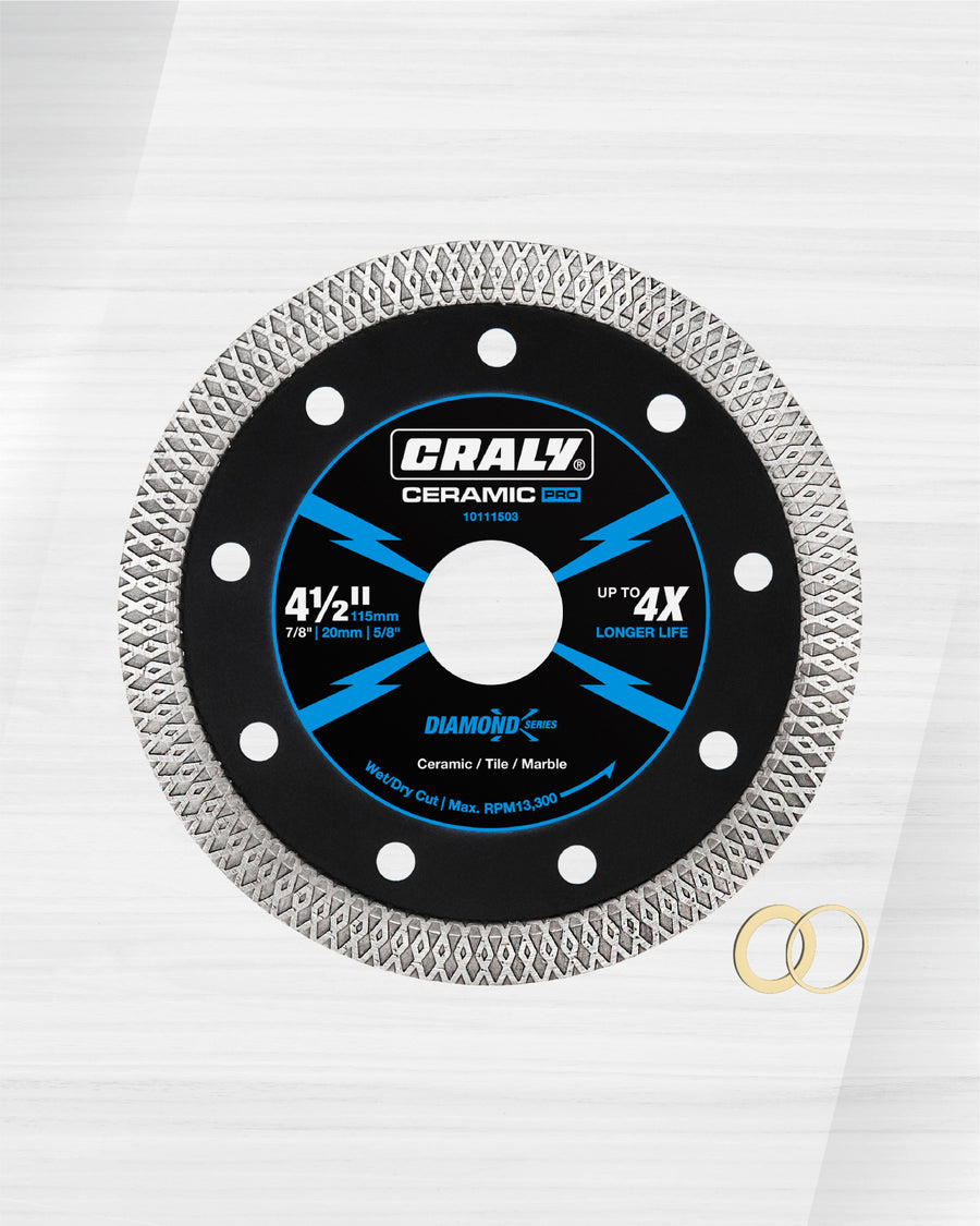 Diamond X —  4-1/2", Arbor 7/8"