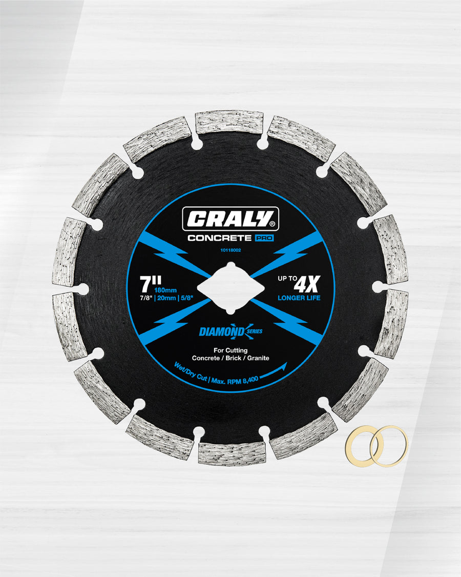 Diamond Segmented —  7", Arbor 7/8"