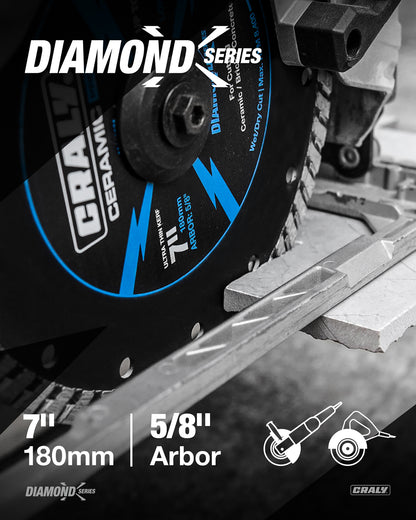 Diamond Turbo —  7", Arbor 5/8"