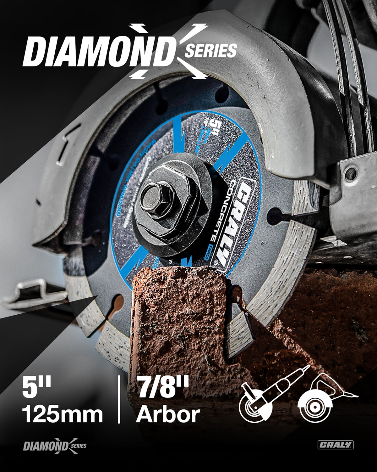 Diamond Segmented —  5", Arbor 7/8"