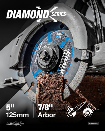 Diamond Segmented —  5", Arbor 7/8"