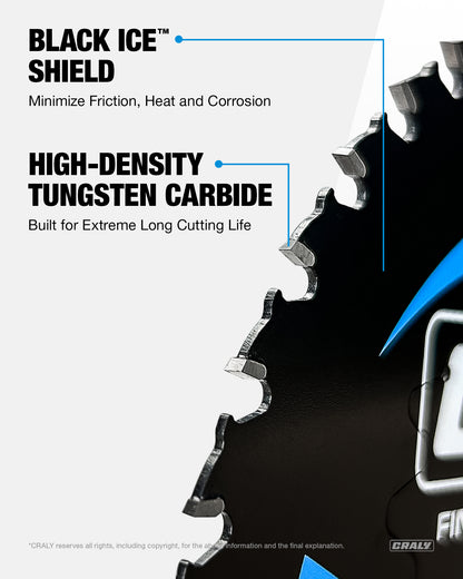 Wood — 6-1/2" 40T, Arbor 5/8"
