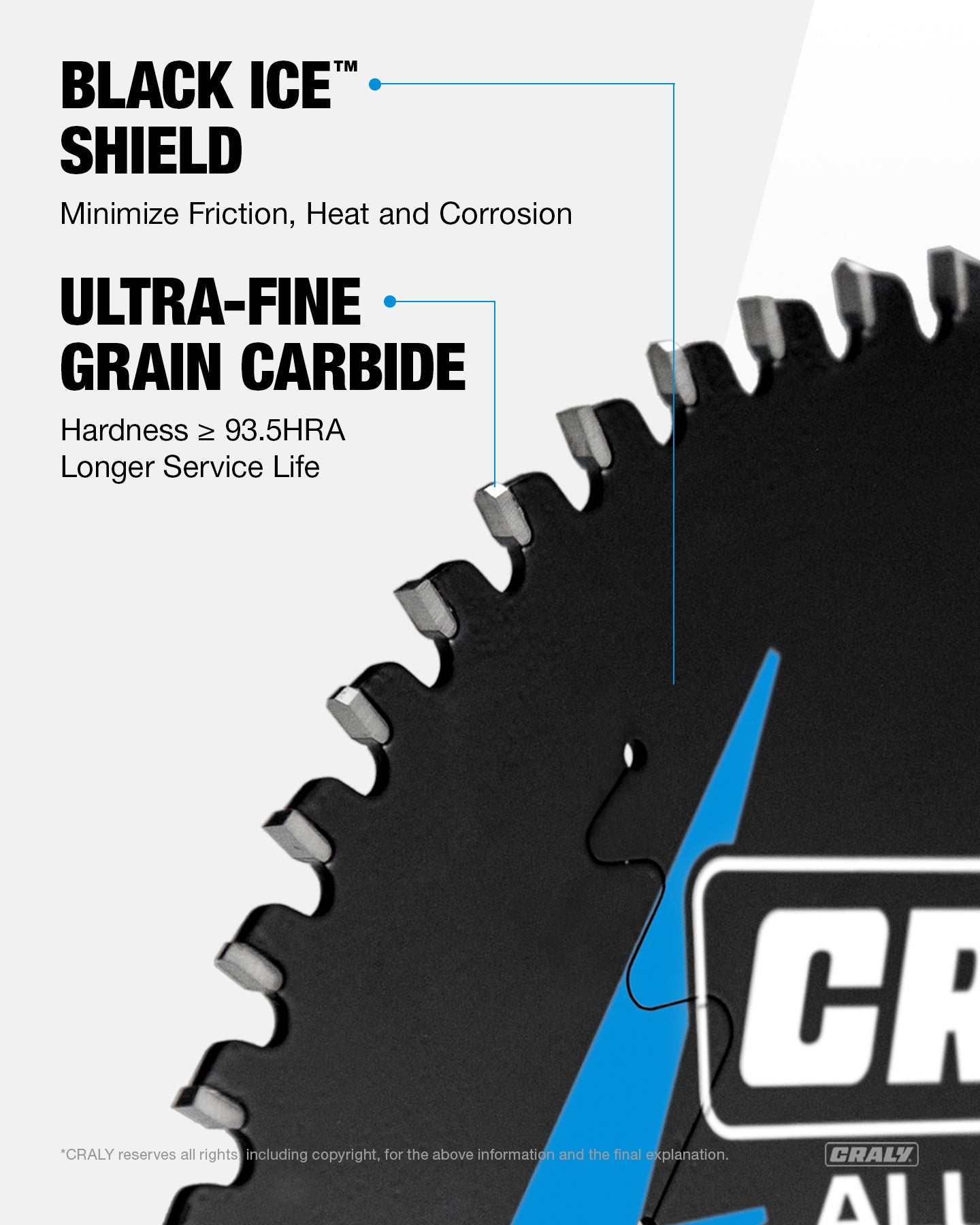 Aluminum —  6-1/2" 54T, Arbor 5/8"