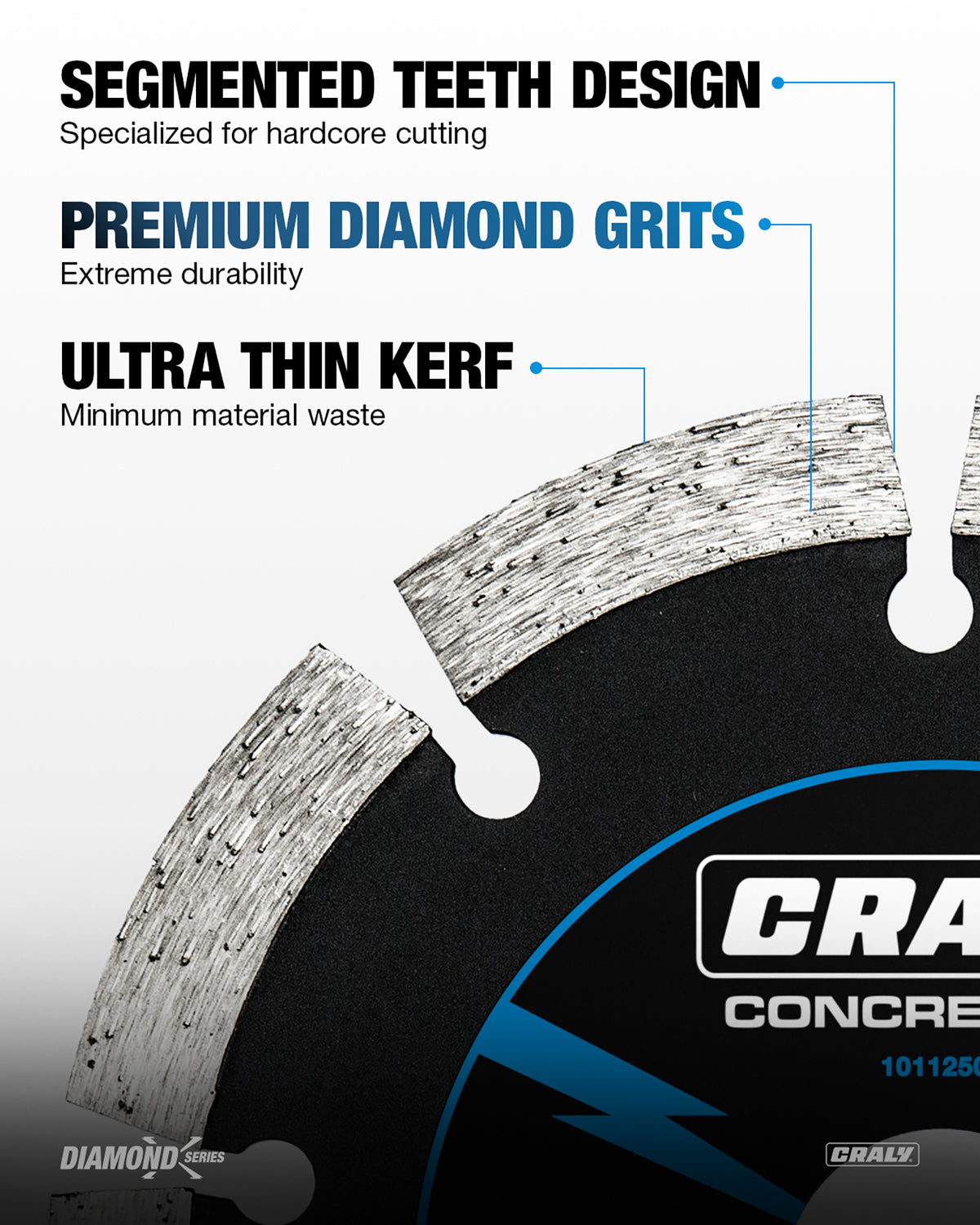 Diamond Segmented —  5", Arbor 7/8"