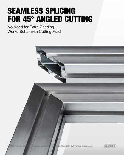 Aluminum —  4-1/2" 42T, Arbor 3/8"