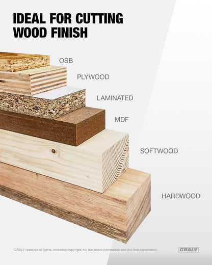 Wood  — 12" 100T, Arbor 1"