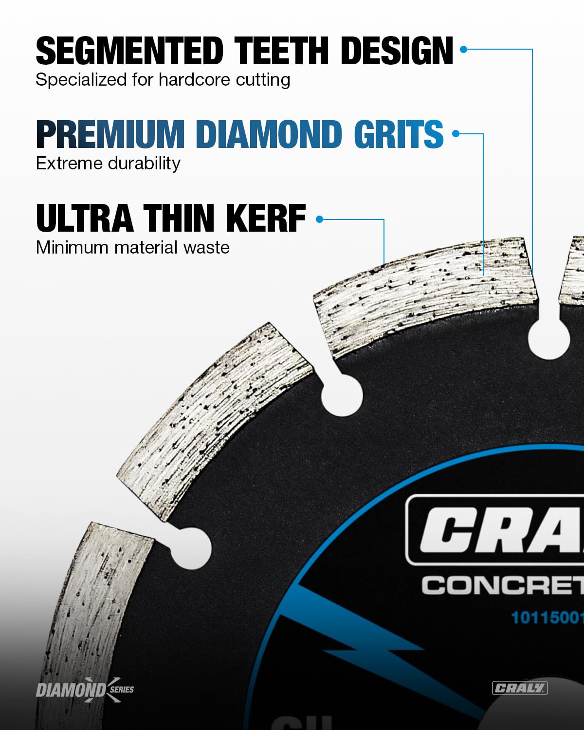 Diamond Segmented — 6", Arbor 7/8"
