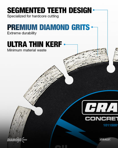 Diamond Segmented — 6", Arbor 7/8"