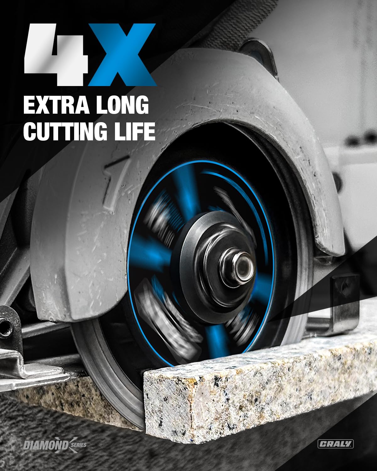 Diamond X — 3", Arbor 3/8"