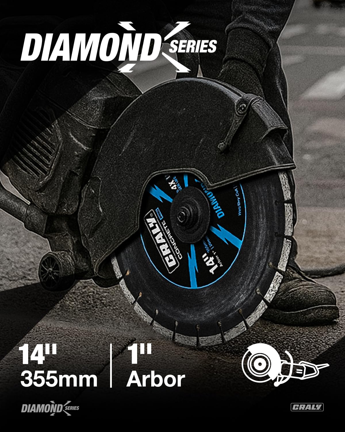 Diamond Segmented — 14", Arbor 1"