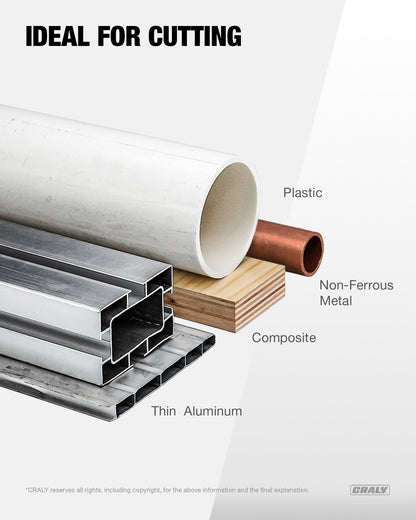 Aluminum —  4-1/2" 42T, Arbor 3/8"