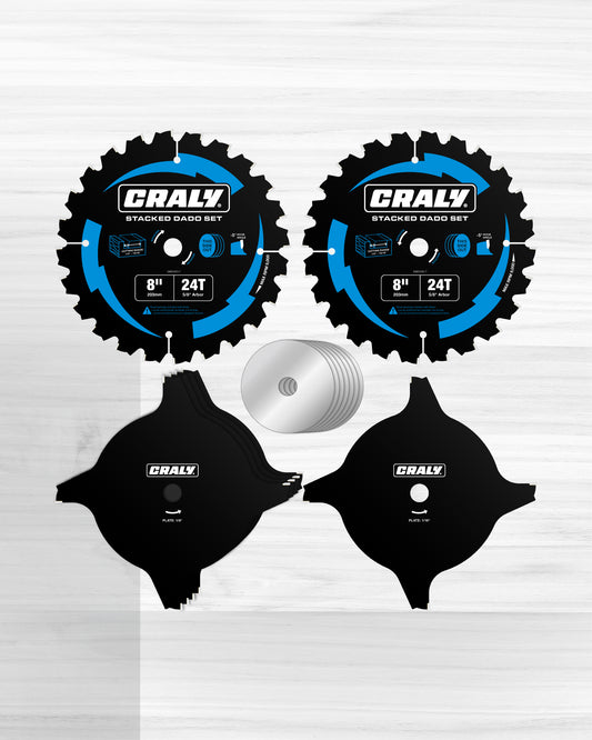 Dado —  8", 4&24T, Arbor 5/8"