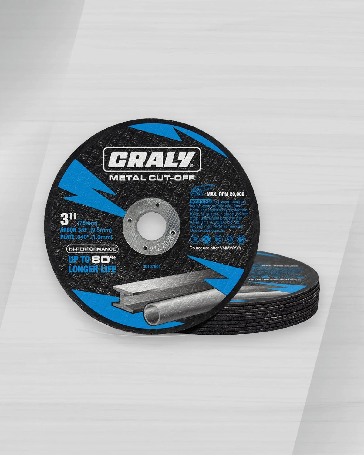 Cut-Off Wheel — 3", Arbor 3/8"
