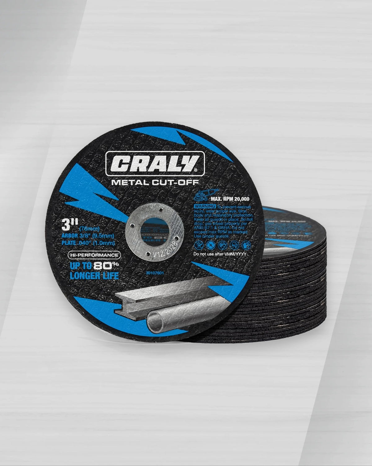 Cut-Off Wheel — 3", Arbor 3/8"