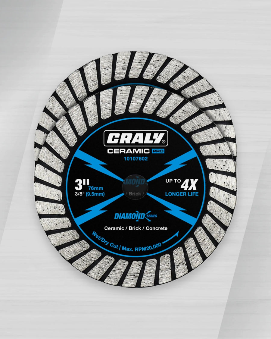 Diamond Turbo — 3", Arbor 3/8"