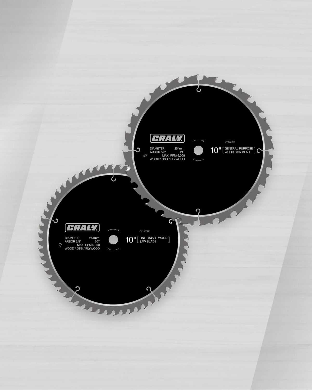 General purpose — 10" 24&60T, Arbor 5/8"
