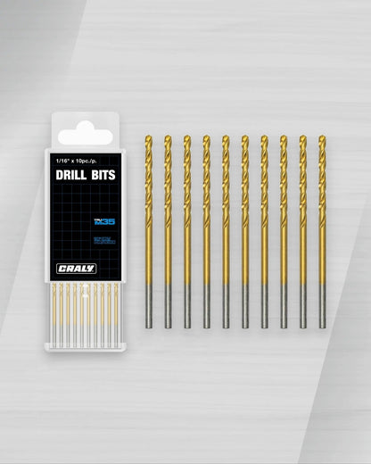 Jobber Drill Bit — 1/16", 10 PCS
