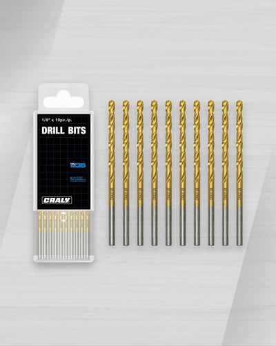 Jobber Drill Bit — 1/8", 10 PCS